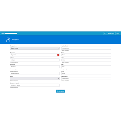 Thumbs anagrafica cliente gestionale